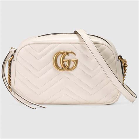 white gucci marmont small bag